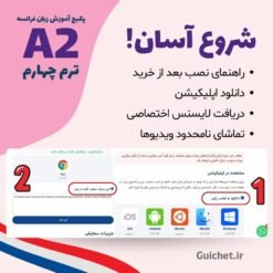 شروع آسان یادگیری زبان فرانسه سطح متوسط A2 ترم چهارم